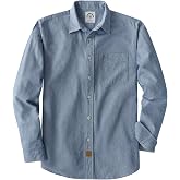 Dubinik&reg; 6 oz Flannel Shirt for Men Houndstooth Cotton Button Down Work | Soft Brushed, Pre-Shrunk, Durable Craftsmanship, Functional Chest Pocket, Casual, Comfortable, Plaid, Wrinkle Free