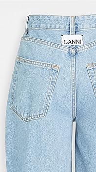 ganni split jeans