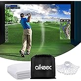 Golf Simulator Impact Screen: 6mm Thickened Golf Impact Screen for Golf Training Indoor/Outdoor - Ultra Clear Golf Simulators