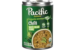 Pacific Foods Organic White Bean Verde Chili, 16.5 Ounce Can