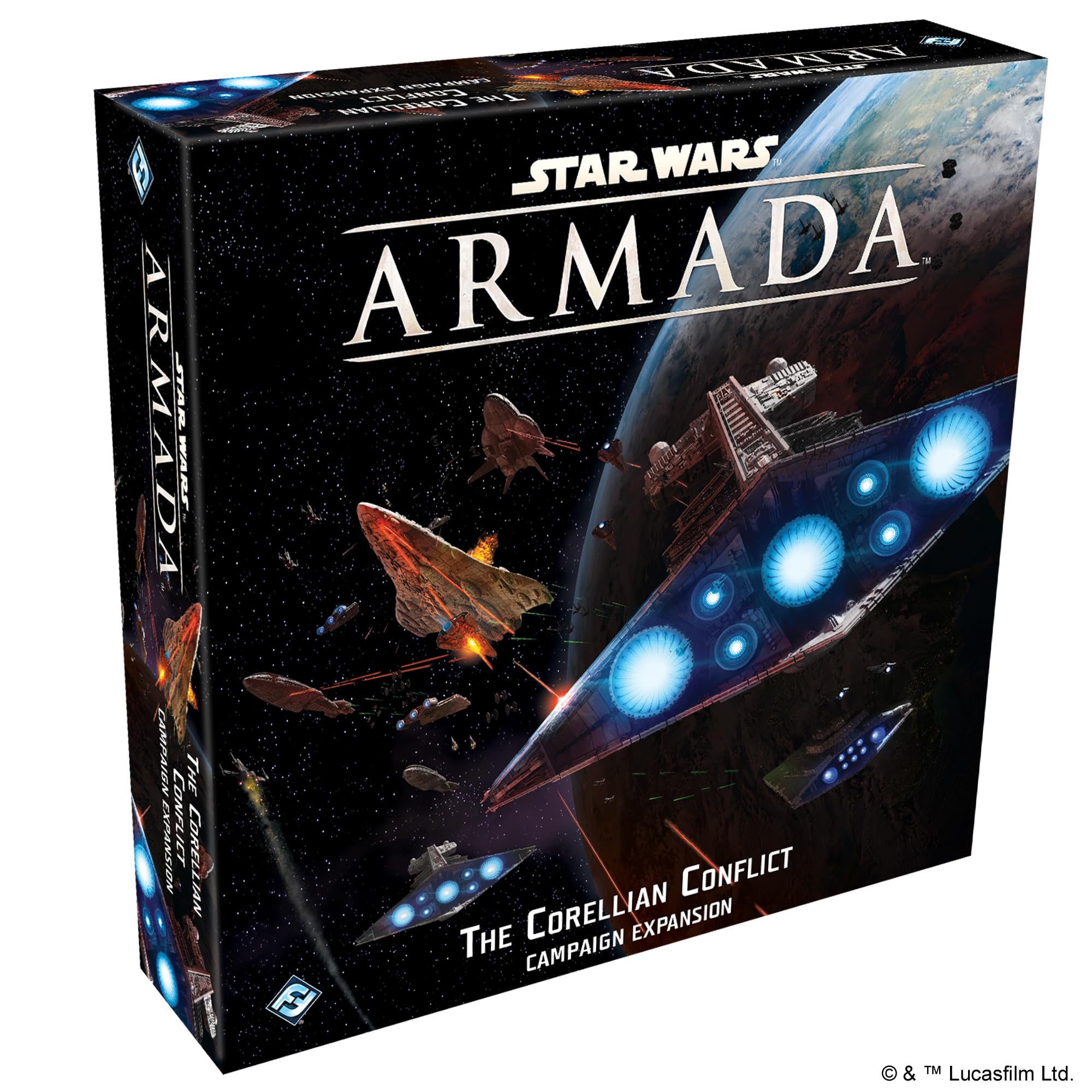 Fantasy Flight Games | Star Wars Armada: Corellian Conflict Campaign Exp | Miniature Game | 2 Players | Ages 14+ Years | 45+ Minutes Playtime — image 1