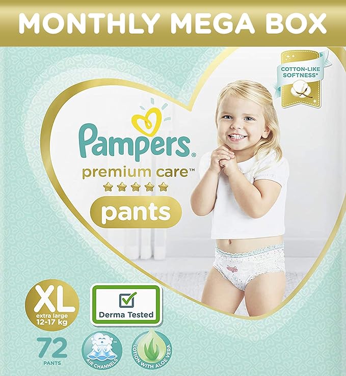 pampers premium care pants xl 72