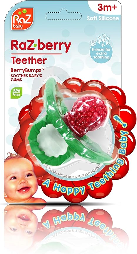 baby razberry teether