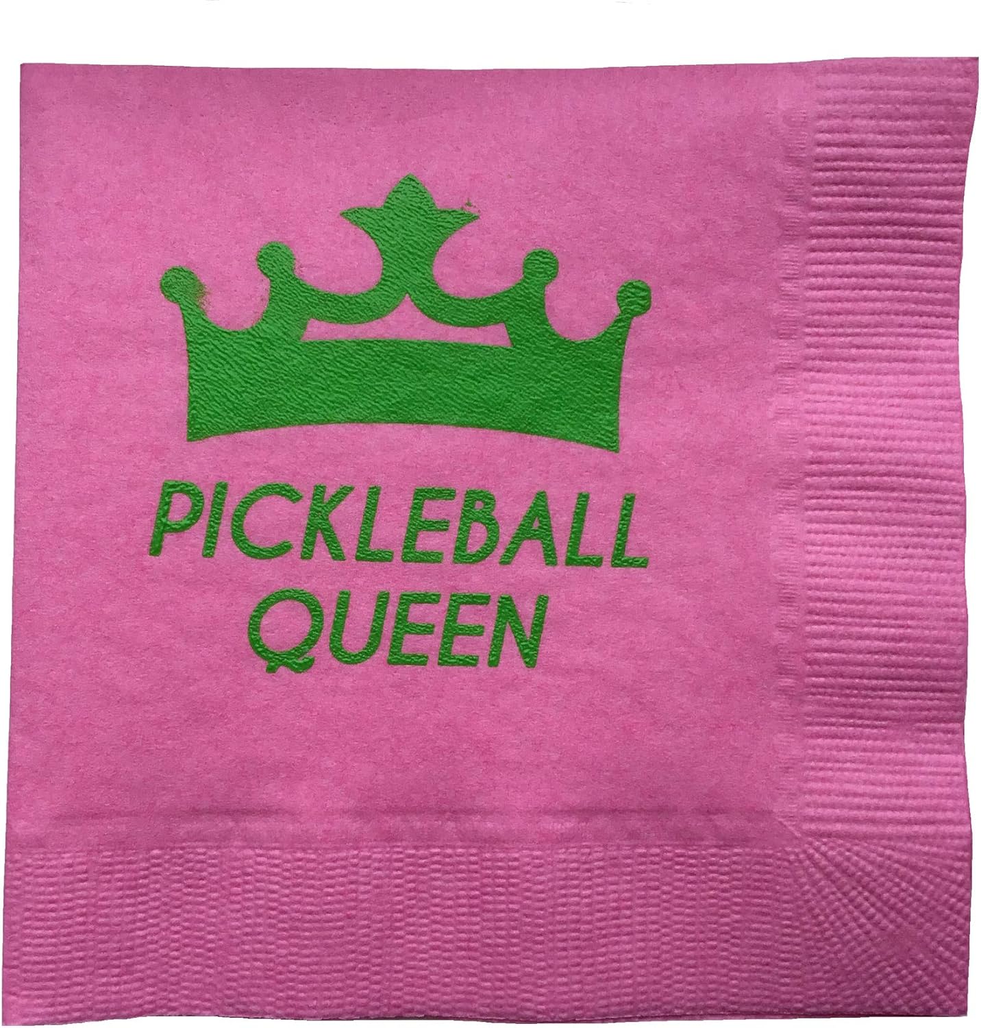 Pickleball Pickle Ball Napkin Cocktail Drink Paper 12 Ct