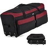 Travelers Club 36" Asgard 3-Wheel Rolling Duffel Bag