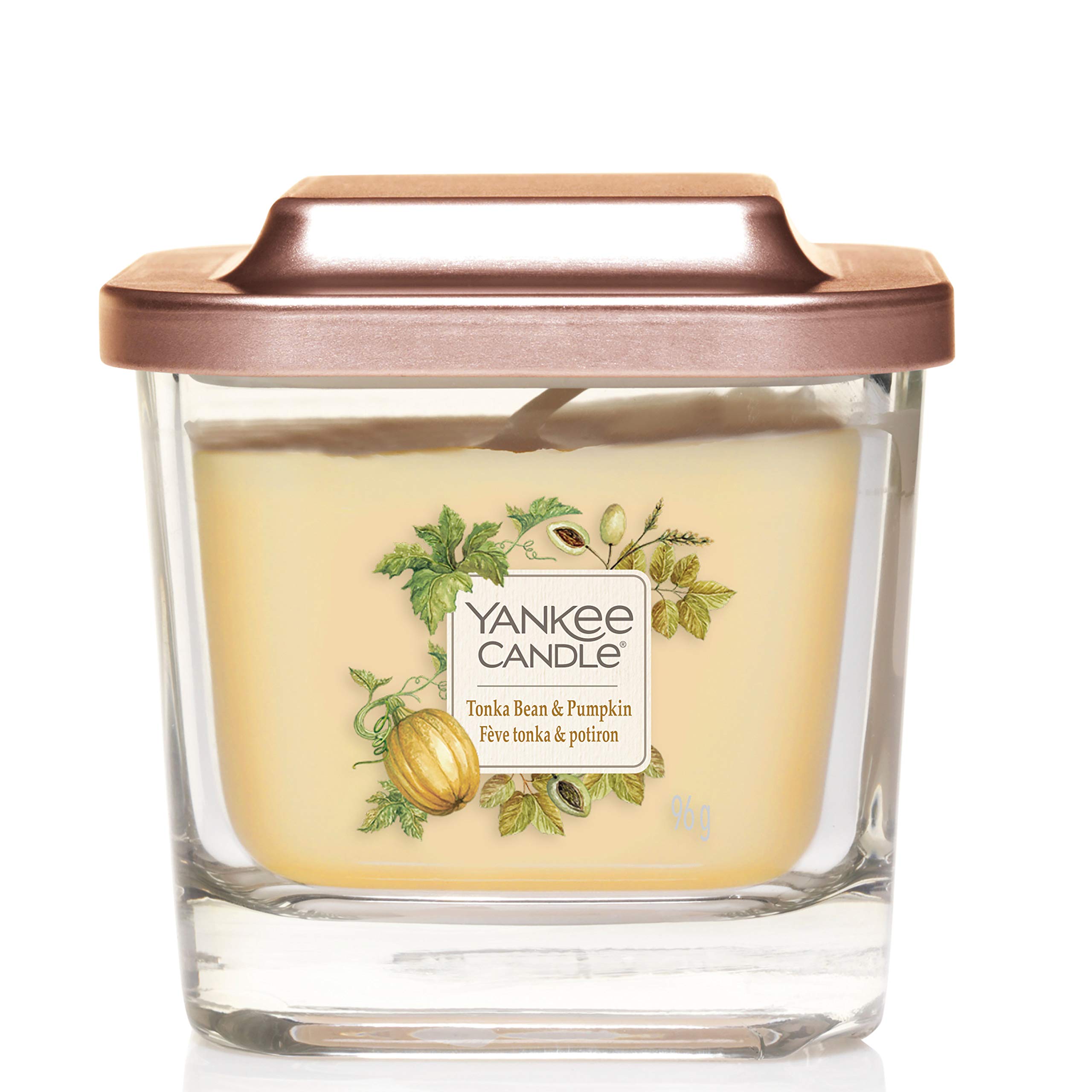 Yankee Candle Wick Square Scented Candle, Tonka Bean & Pumpkin, Small — image 1