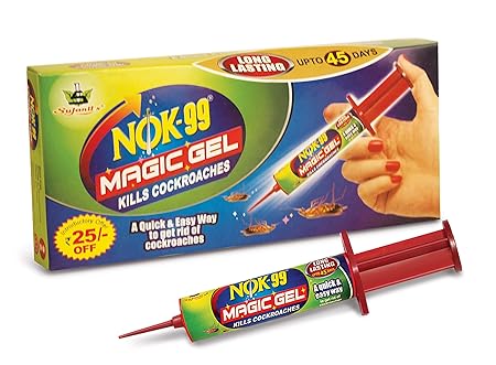 Sujanil Chemo Industries Nok 99 Magic Gel, Kills Cockroaches, Pack of 2 (15 GM)