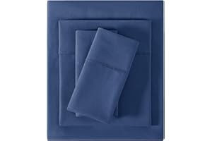 Softan Full Size Sheet Set - Soft Full Bed Sheets - Brushed Microfiber Fitted Sheet 15" Deep Pockets -4 Pieces Double Bed She