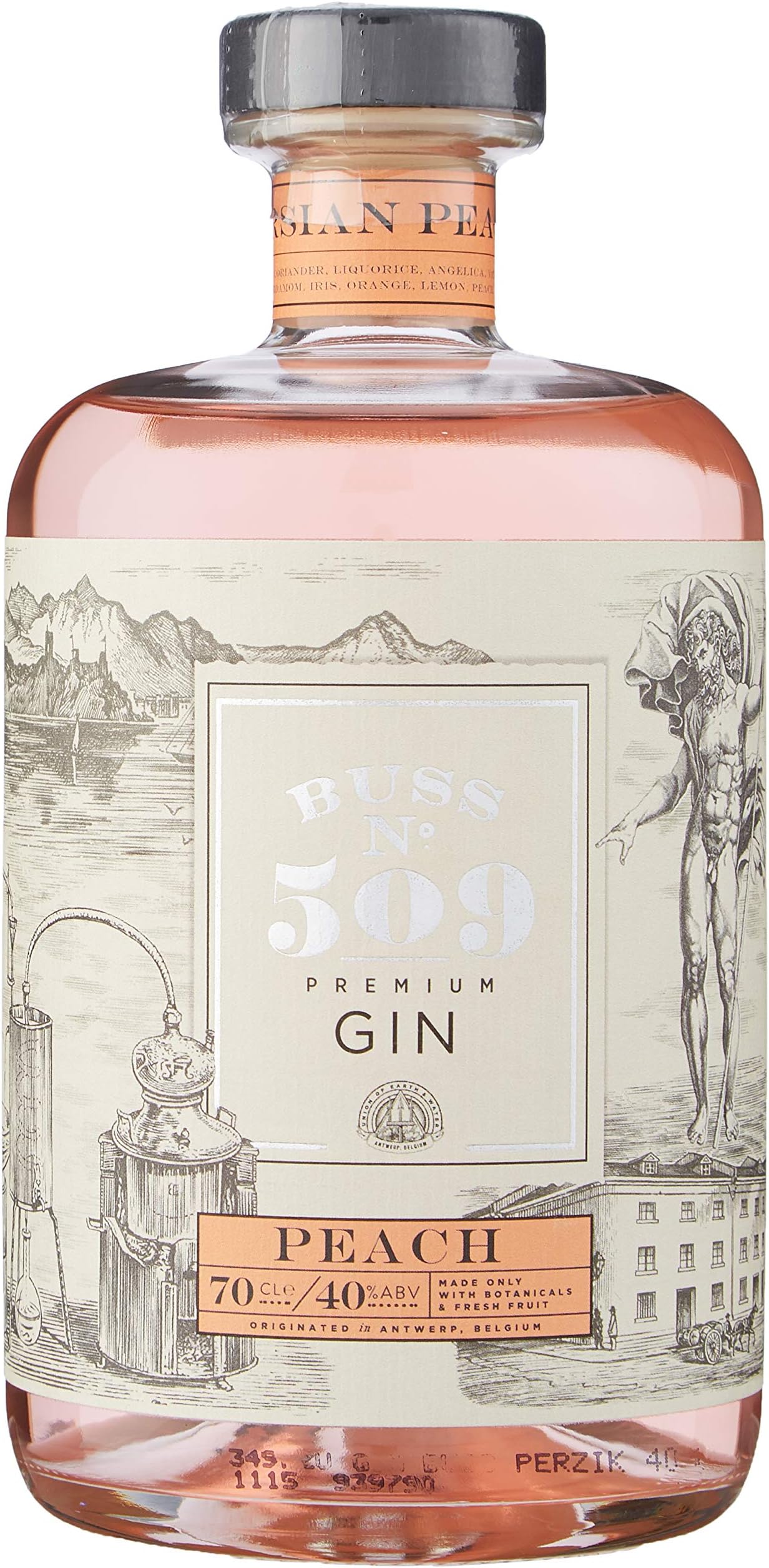 Buss No 509 Persian Peach Gin, 70 cl