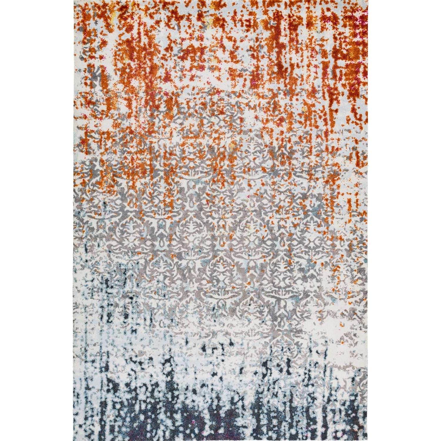 Best orange rugs for living room 8×10 clearance