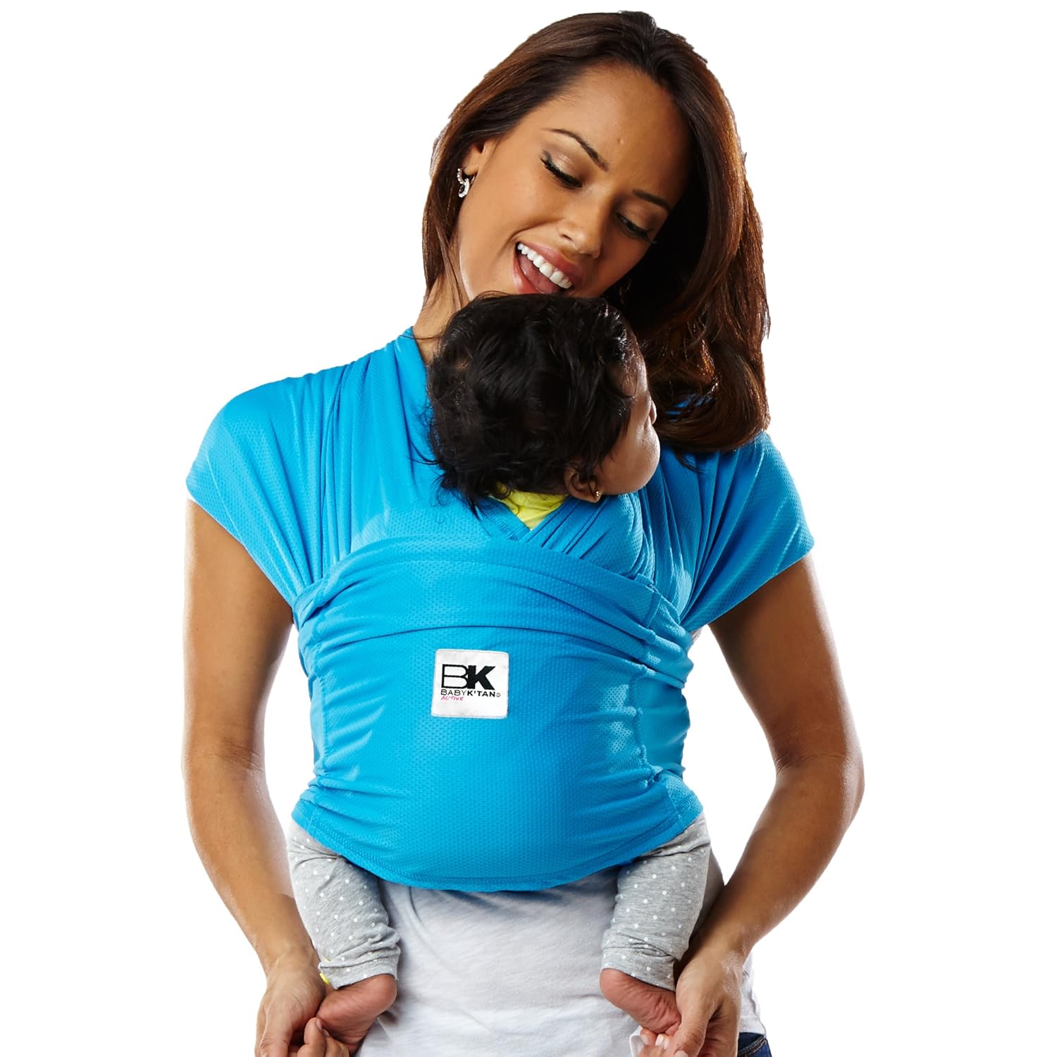 Baby K'tan ACTIVE Baby Carrier, Ocean Blue Sport Mesh (S
