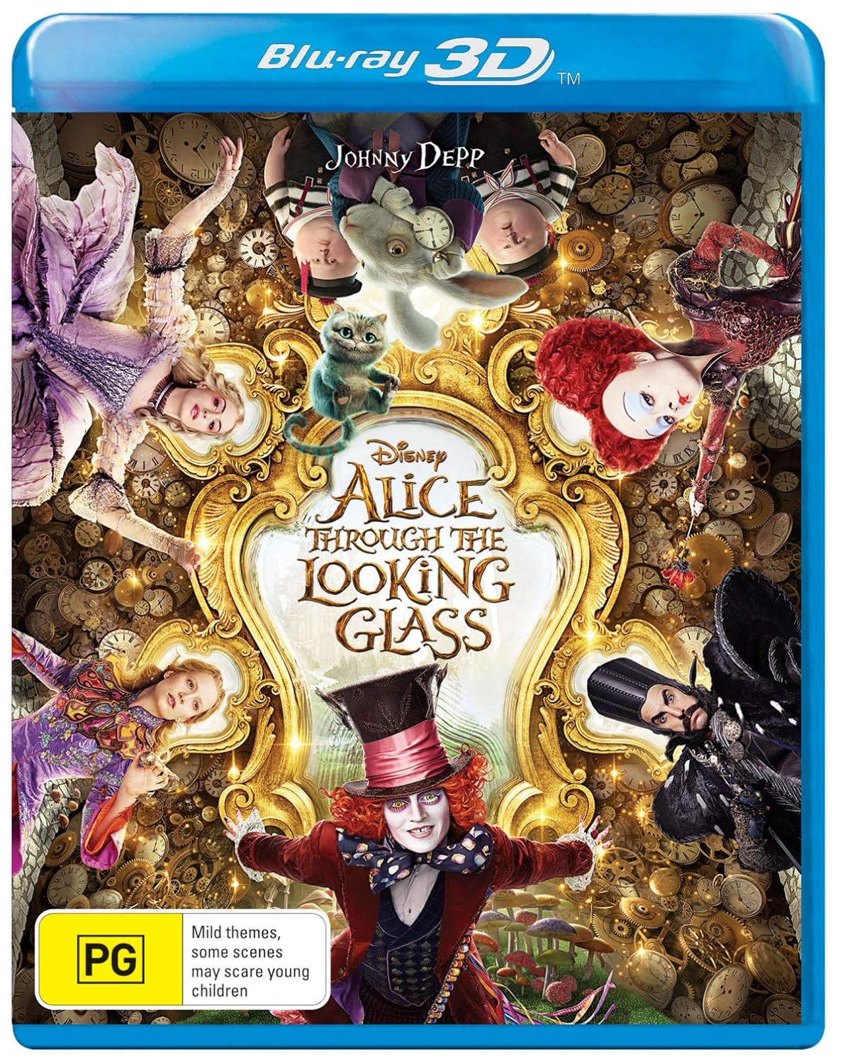 Amazon Com Alice Through The Looking Glass 3d Blu Ray Johnny Depp Mia Wasikowska Region Free Johnny Depp Anne Hathaway Mia Wasikowska Helena Bonham Carter James Bobin Movies Tv