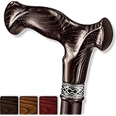 Asterom Handcrafted Canes for Men, Ergonomic Wooden Walking Cane, Oak Wood