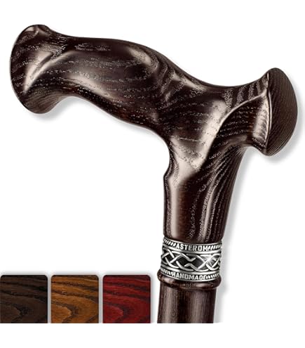 Antique Vibes Brass Handle Victorian Telescope Foldable Wooden Walking Stick Cane Ideal Vintage - View #6