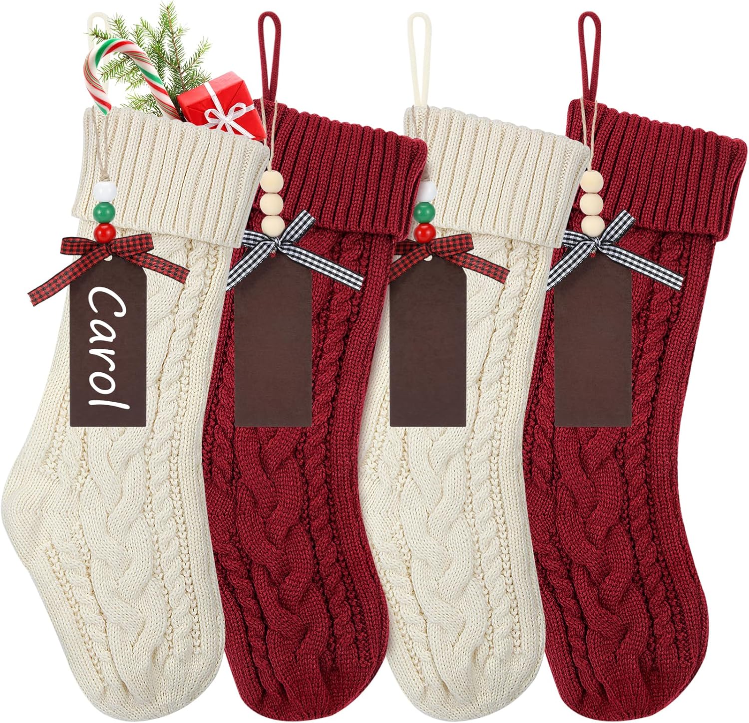 Stockings & Holders - KaKaPops Christmas Stockings, 4 Pack 18