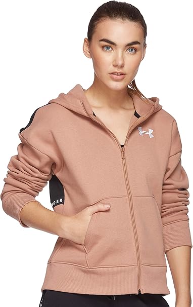 under armour hoodie women brown