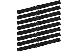 8 PCS Wigs Elastic Bands, Adjustable Wig Straps Black Wig Grips Headband Non Slip Wig Band for Sewing Crafts DIY Wigs Making 