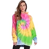 #followme Tie Dye Pullover Hoodie for Men and Women Fleece Hooded Sweatshirt