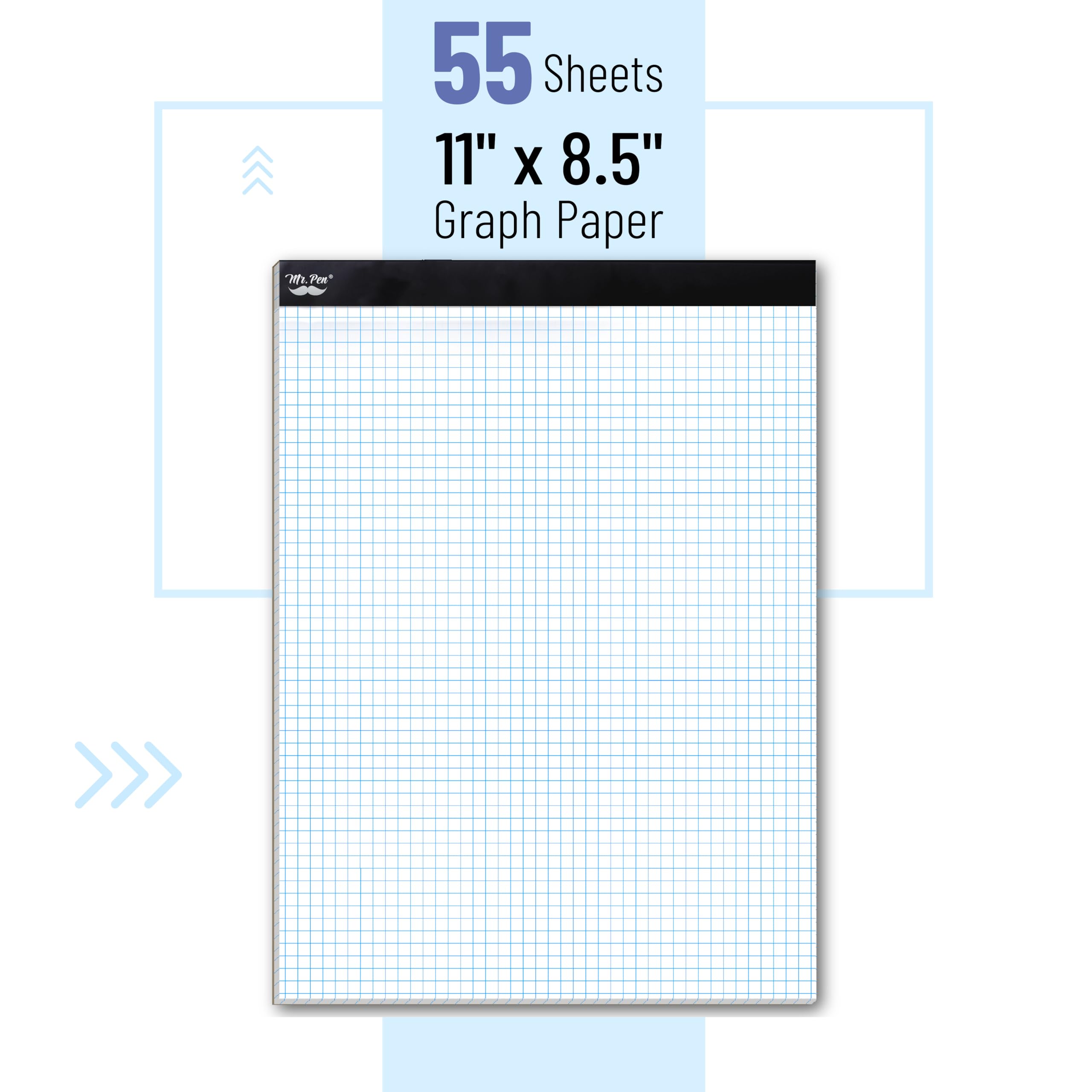 Mr. Pen Graph Paper, Grid Paper, 4x4 (4 Squares per inch), 11