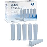 71445 24229 Replacement Filter Compatible with Jura Clearyl Blue, 6 Pack | Fits GIGA 5 IMPRESSA Z9 Z7 J95 J9.3 ENA Espresso Systems. Replaces 67879 &amp; 7003B. Multi Pack Includes 6 Replacements.