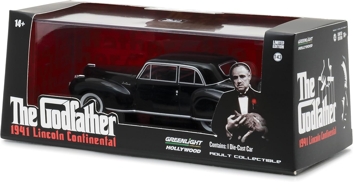 Greenlight 86507 1:43 the Godfather (1972) -1941 Lincoln Continental-Die-Cast Vehicle for boys - Image 3