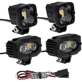 DKKY RC Car Lights LED Spotlights 1/10 Scale RC Crawler Accessories for Axial SCX10 90046 Traxxas TRX4 TRX6 Wraith RR10 MST Redcat Gen8