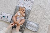 TENDS Portable XL Waterproof Folding Baby Changing Pad Diaper Bag with 6 Pockets view 3