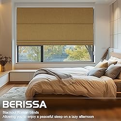 BERISSA Roman Shades for Interior Windows, Room
