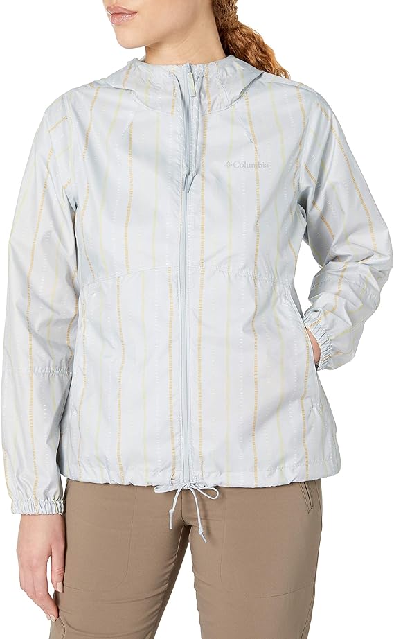 Columbia 哥伦比亚 Flash Forward 印花版 女式连帽风衣夹克 XS码3.1折$23.18 海淘转运到手约￥194