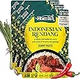 Homiah Rendang Curry Paste (Value 3 Pack x 7 Oz) – Gluten Free Non-GMO Malaysian Curry Paste – Vegan Rendang Curry Paste Thai Essentials for Kitchen – Premium Rendang Thai Curry Paste for Asian Dishes