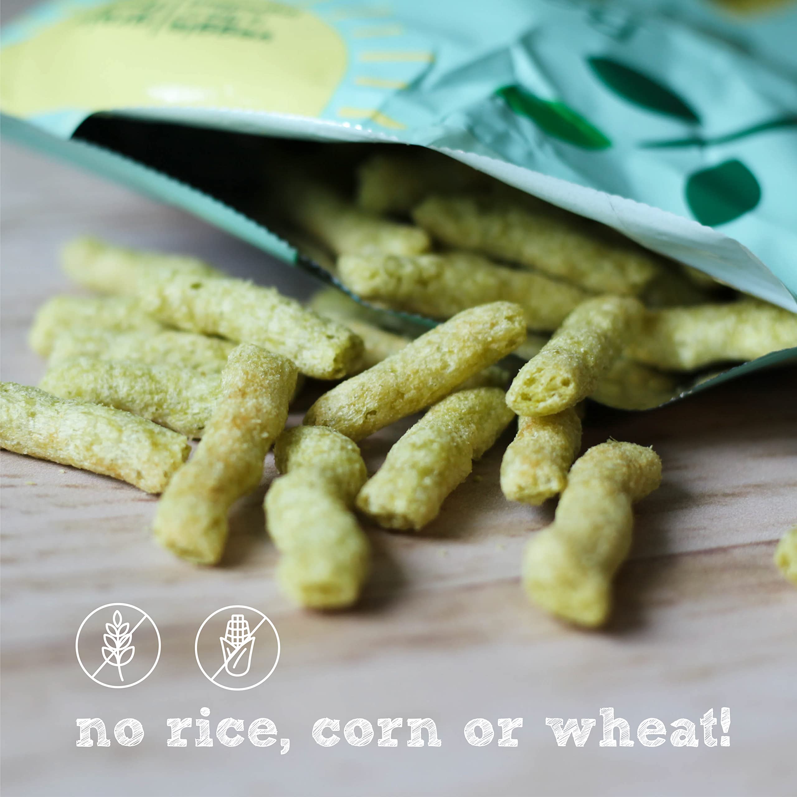 Beech-Nut Toddler Snacks, Original Crispeas Baked Pea Puffs, Grain-Free, Gluten-Free, Non-GMO, 1.4 oz Bag (7 Pack)