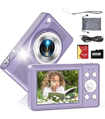Amazon.com : Upgrade Kids Digital Camera - 56MP FHD 1080P with 16x