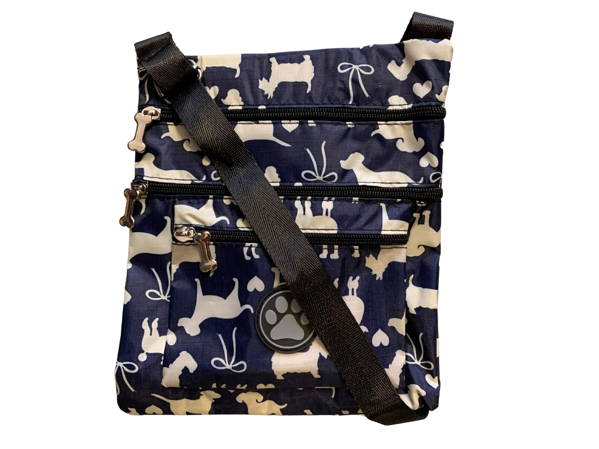 Love EMVY Dog Walking Treat Crossbody Bag (Navy Blue) — image 1