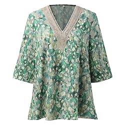 Cheifay Wowomens Tops 3/4 Sleeve Shirts for Women