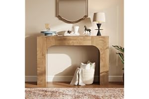 Joankaren 43 Inch Farmhouse Long Console Table, Wooden Sofa Table for Behind Couch, Entryway Furniture for Living Room or Hal