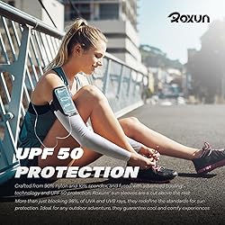 ROXUN 2 Pairs Arm Sleeves, Cooling UV Sun