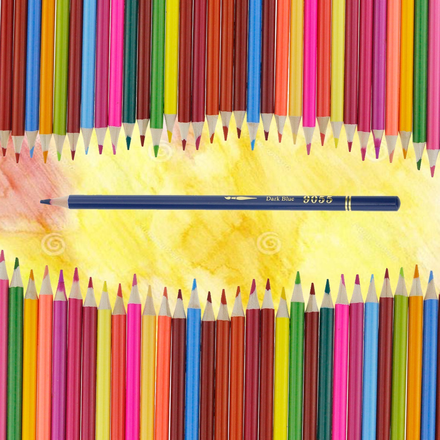 Set of 150 Watercolor Pencils with Unique Color Name, Water Soluble Art Pencils for Adult Coloring Book Sketching Painting