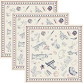 The Peacock Crew Premium Soft Cotton Bandanas Pack for Men and Women Paisley 22 x 22 inches