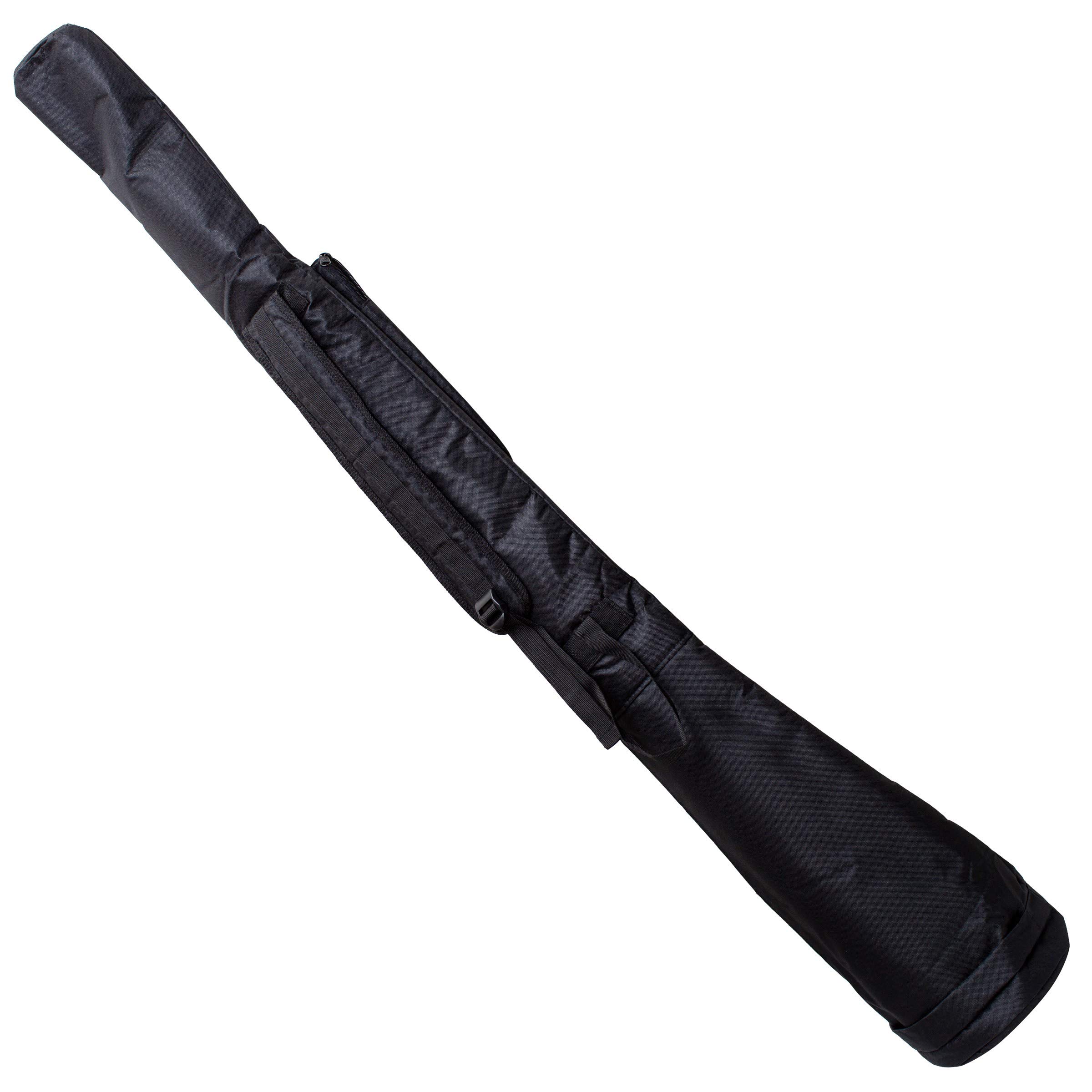 Australian Treasures - DIDGERIDOOBAG 170 cm - Nylon PRO Didgeridoo Bag Bell Ø 19 cm. Adjustable Shoulder Strap