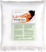 Epsom Salts Medical Grade 1kg Magnesium Sulphate Pure Bath Soak Muscle Pain view 1