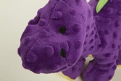 goDog Dinos Bruto Squeaky Plush Dog Toy, Chew Guard
