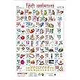 Spectrum Laminated Pre - School Learning Hindi Varnamala Educational Wall Chart