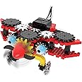 The Learning Journey - Techno Gears - Bionic Biplane - 80+ Pieces - Toy Interlocking Gear Sets for Boys & Girls Ages 6-12 Years - Award Winning Toys, (210536)