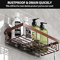 Moforoco Shower Caddy Shelf Organizer Rack, Self
