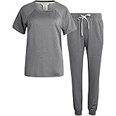 Lucky Brand Women's 2-Piece Pajama Set – Soft Sleepwear with Short Sleeve Shirt and Jogger Pants with Pockets (S-XL)