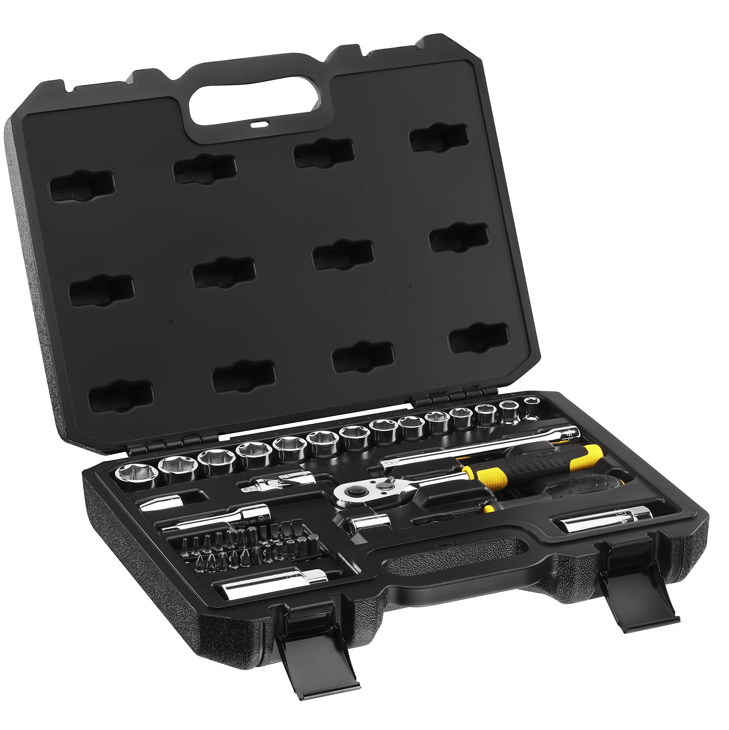 Stanley STMT82830-1 STMT82829-1 Ratchet and Socket Set, Multi-Colour