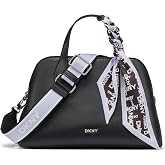 DKNY Women's Lilah Small Satchel Crossbody With Scarf