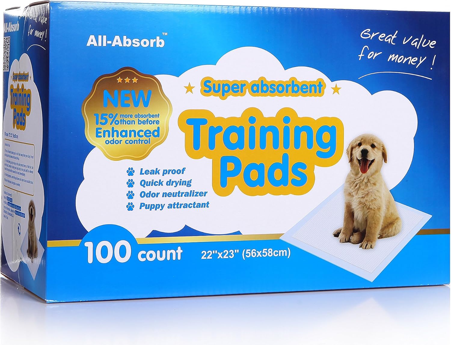 all absorb puppy pads