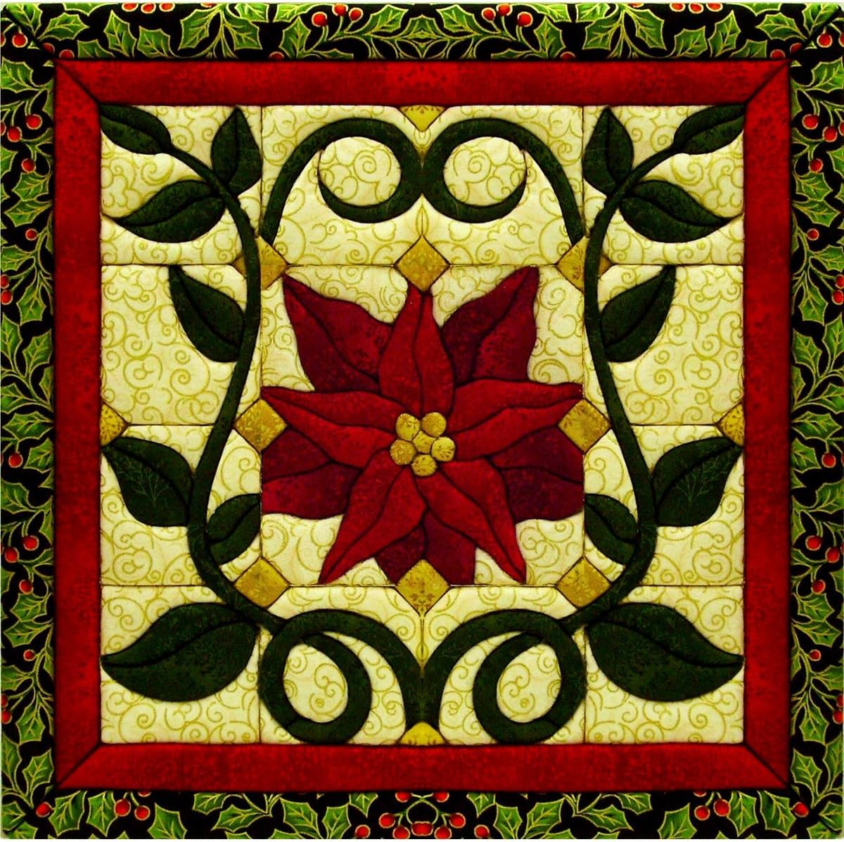 Quilt Magic Christmas Poinsettia Kit, x 12inch Amazon.co.uk Kitchen
