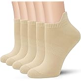 SERISIMPLE Viscose Bamboo No Show Sock Women Ankle Thin Low Cut Socks Arch Support Breathable Athletic Sock 5 Pairs